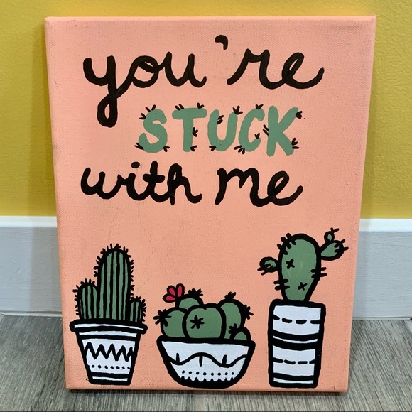 Cactus Succulent Canvas - Picture 2 of 4